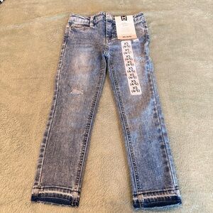 Members mark Kids Light Blue Stonewash Jeans - XS (4/5)